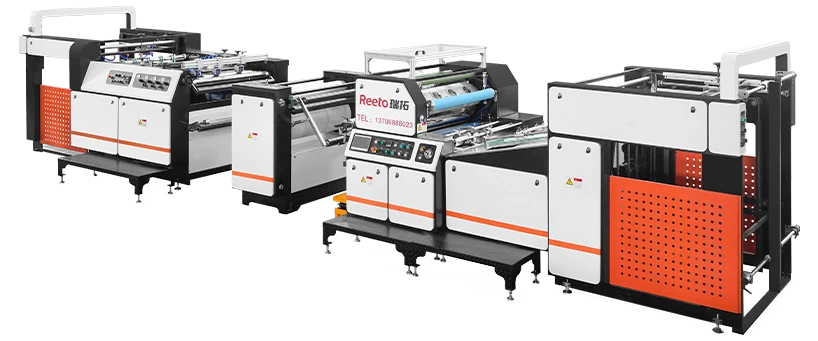 High-Speed Pre-Coated Film Laminating Machine + Embossing