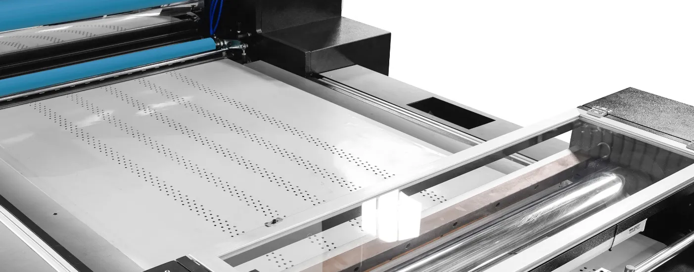 High-Speed Vertical Laminator + Embossing